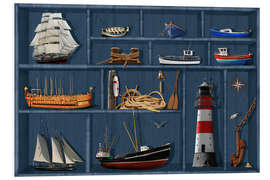 Stampa su PVC The maritime case cabinet