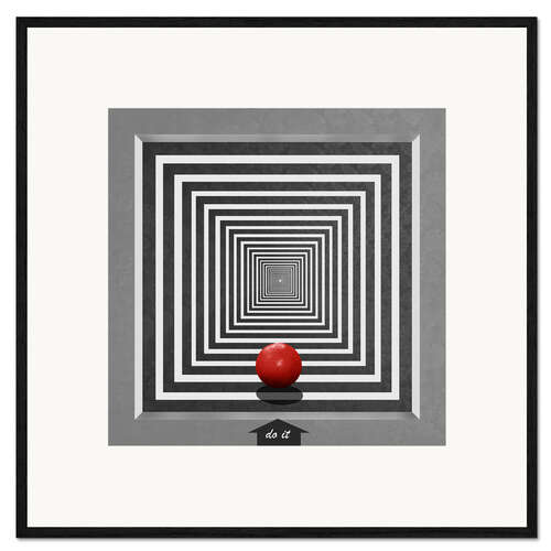 Framed art print do it