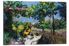 Magnettafel Siesta im Garten 