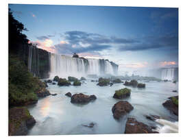 PVC print Sunrise at the Iguazu Falls