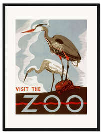 Gerahmter Kunstdruck Visit the Zoo