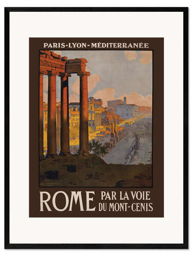 Gerahmter Kunstdruck Rome
