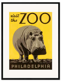 Framed art print Philadelphia Zoo