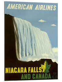 Gallery print American Airlines Niagara Falls and Canada