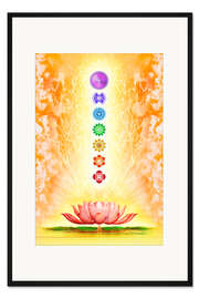 Gerahmter Kunstdruck Sacred Lotus