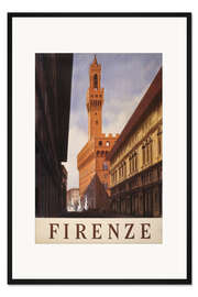 Gerahmter Kunstdruck Florenz