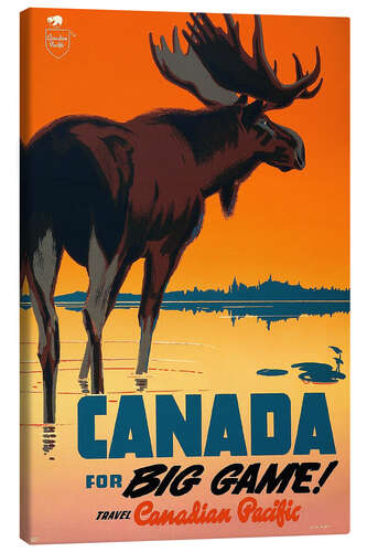 Tableau sur toile Canada for big game