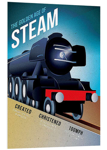 Cuadro de PVC Flying Scotsman