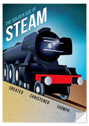 Wandsticker Flying Scotsman