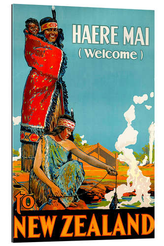 Gallery print Haere Mai welcome to New Zealand 