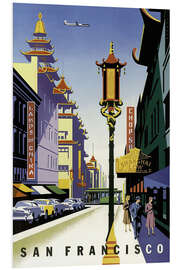 PVC print United Air Lines San Francisco