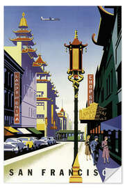 Wall sticker United Air Lines San Francisco