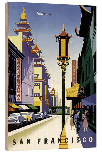 Tableau en bois San Francisco