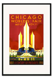 Gerahmter Kunstdruck Chicago-Weltmesse