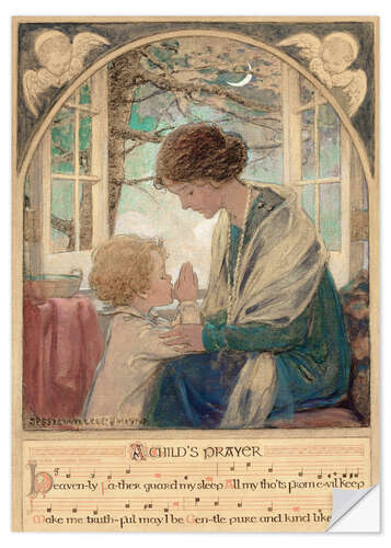 Naklejka na ścianę A Child's Prayer