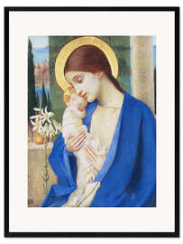 Framed art print Madonna and child 