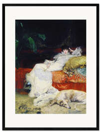 Ingelijste kunstdruk Sarah Bernhardt