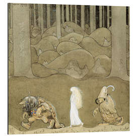 Magnettafel Die Prinzessin und die Trolle