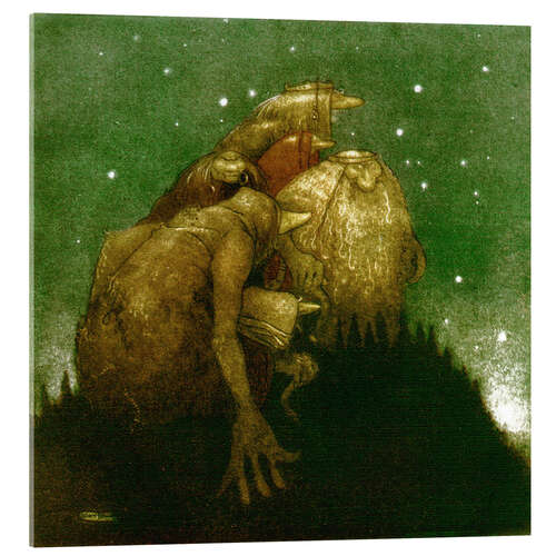 Acrylic print Trolls in the Starlight