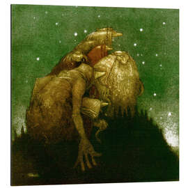 Magnettafel Trolle im Sternenlicht