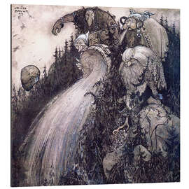 Aluminiumtavla Bland tomtar och troll, 1915