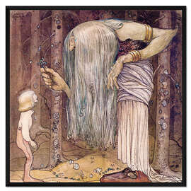 Gerahmter Kunstdruck Das Zauberkraut