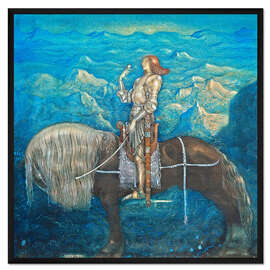 Gerahmter Kunstdruck Ein Ritter