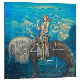 Magnettafel Ein Ritter