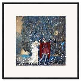 Framed art print Lena dances with the knight