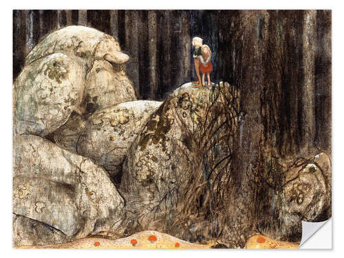 Wall sticker The Child and the Stone Troll