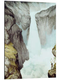 Magnettafel Am Wasserfall