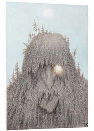 Bilde på skumplate Skogtroll - Theodor Kittelsen
