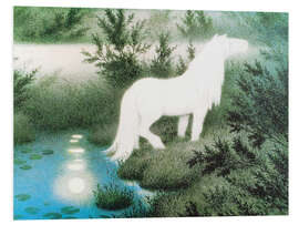 Foam board print The Nix as a white horse