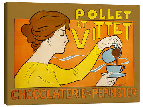 Canvas print Pollet et Vittet, Chocolaterie de Pepinster