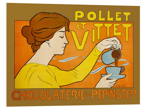 Foam board print Pollet et Vittet, Chocolaterie de Pepinster