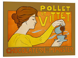 Magnettafel Pollet et Vittet, Chocolaterie de Pepinster