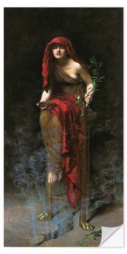 Wandsticker Priesterin von Delphi