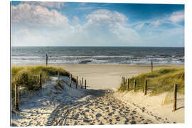 Gallery Print Weg in den Dünen zum Strand