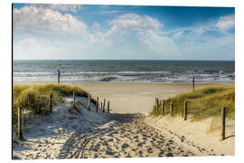 Magnettafel Weg in den Dünen zum Strand