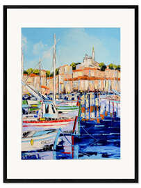 Ingelijste kunstdruk Living by the sea