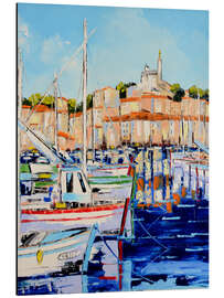 Magnettafel Hafenlandschaft