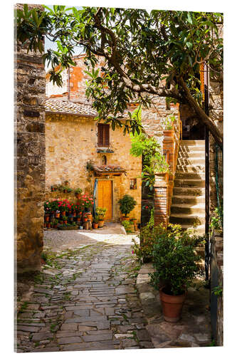 Acrylic print Rural Tuscany, Italy