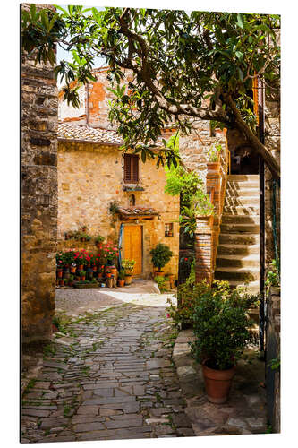 Aluminiumsbilde Gate i Toscana