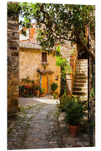 Foam board print Rural Tuscany, Italy