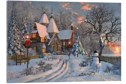 Gallery print Christmas house