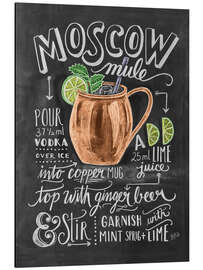 Magnettafel Moscow Mule Rezept (Englisch)