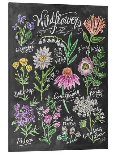 Gallery print Wildflowers Chalk