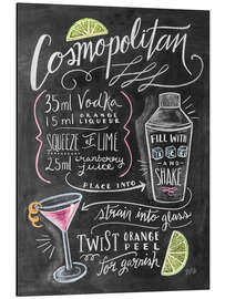 Magnettafel Cosmopolitan Rezept (Englisch)