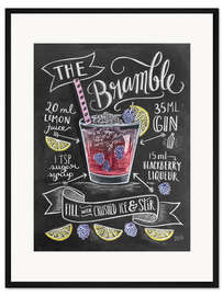 Gerahmter Kunstdruck Bramble Rezept (Englisch)