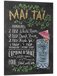 Magnettafel Mai Tai Rezept (Englisch)